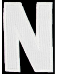 Iron-on patch letter N