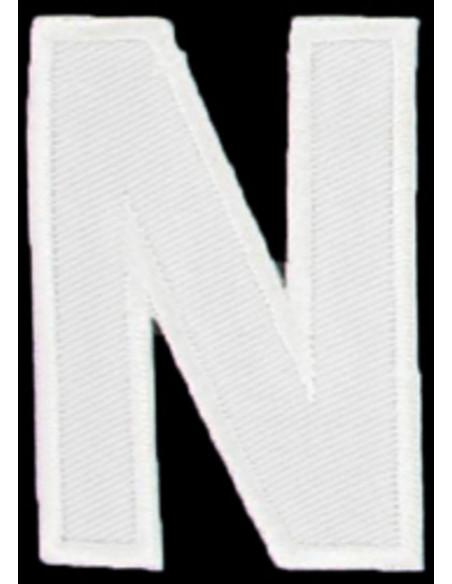 Iron-on patch letter N