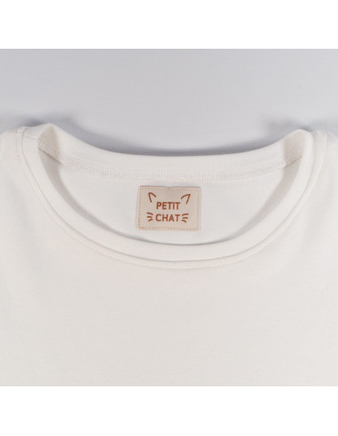 Set of 5 woven labels - Little cat