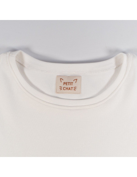Set of 5 woven labels - Little cat