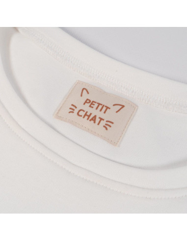 Set of 5 woven labels - Little cat