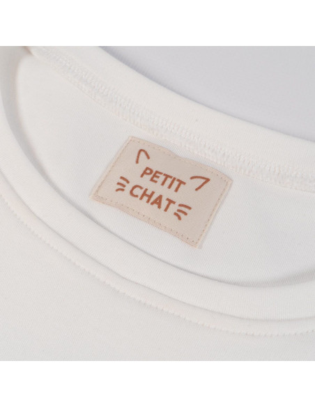 Set of 5 woven labels - Little cat