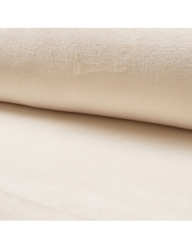 Cuddly plush fabric - Ecru