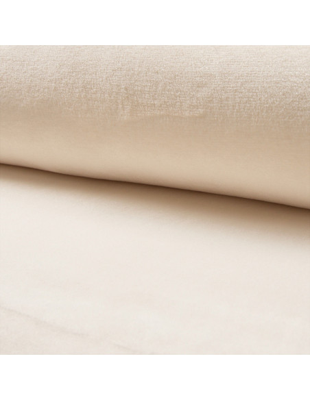 Cuddly plush fabric - Ecru