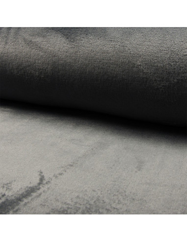 Cuddly plush fabric - Gray