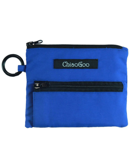 Mini blue pouch for ChiaoGoo Shorties Small needles