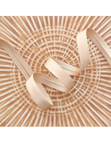 Satin bias - Beige
