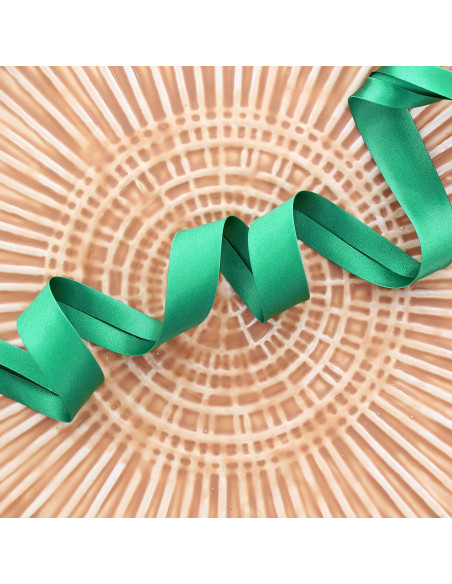 Satin bias - Bottle green