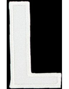 Iron-on patch letter L