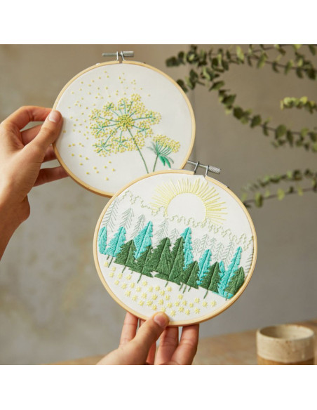 Embroidery Duo Kit - Walk in the Forest