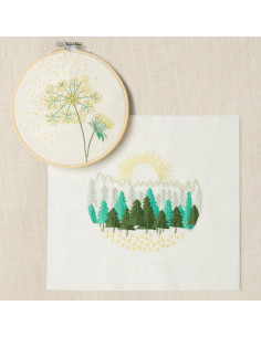 Embroidery Duo Kit - Walk in the Forest 2