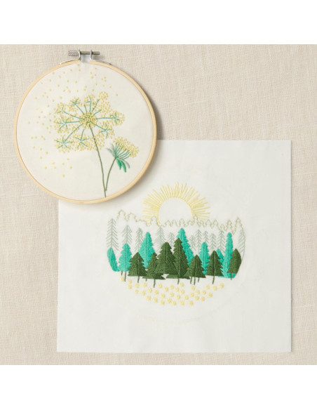 Embroidery Duo Kit - Walk in the Forest