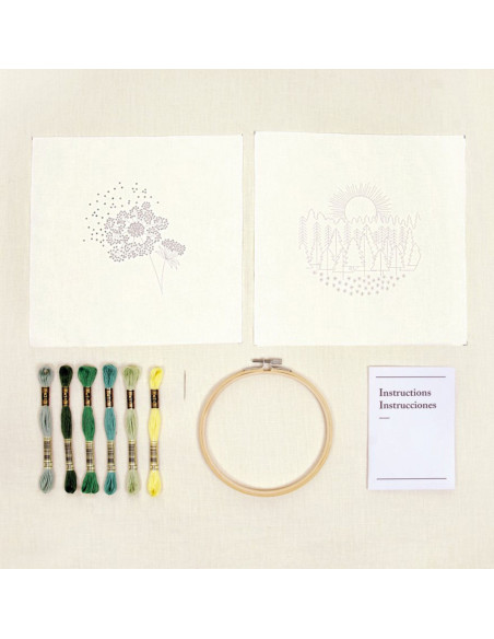 Embroidery Duo Kit - Walk in the Forest
