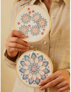 Duo Embroidery Kit - Flowers of the Rising Sun