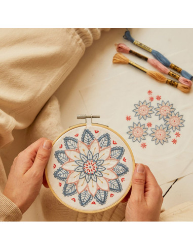Duo Embroidery Kit - Flowers of the Rising Sun