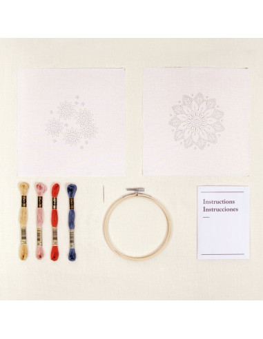 Duo Embroidery Kit - Flowers of the Rising Sun