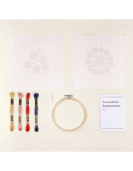 Duo Embroidery Kit - Flowers of the Rising Sun