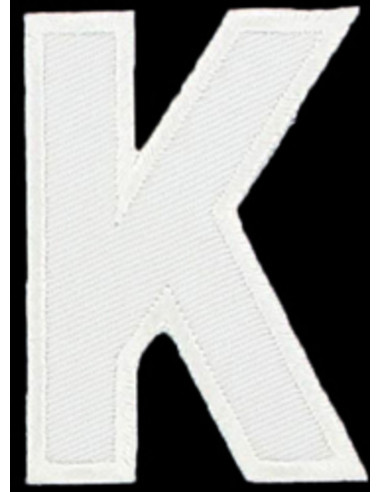Iron-on patch letter K
