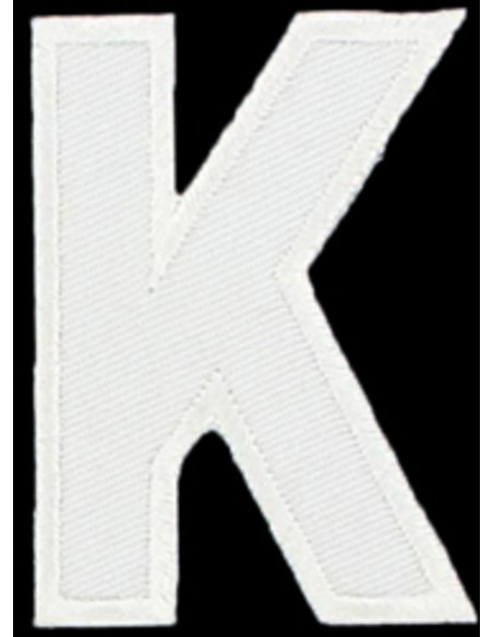 Iron-on patch letter K