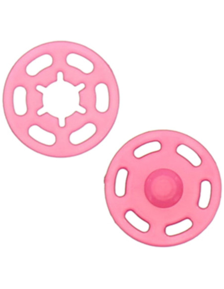 Plastic snap button - Fuchsia