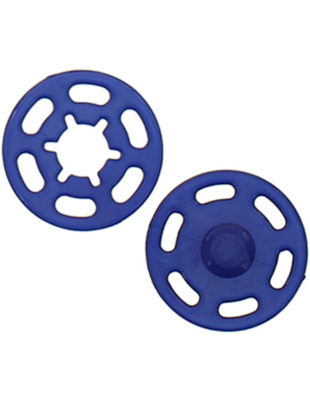 Plastic snap button - Blue violet