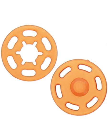 Plastic snap button - Orange