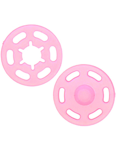 Plastic snap button - Pink