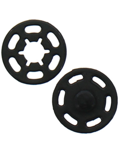 Plastic snap button - Black