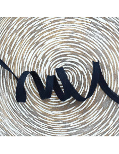 Piping extending navy blue line