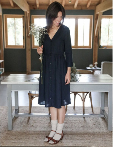 Anaé blouse or dress pattern - Atelier Scämmit