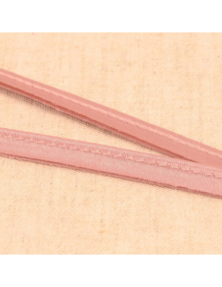Satin piping - Old pink