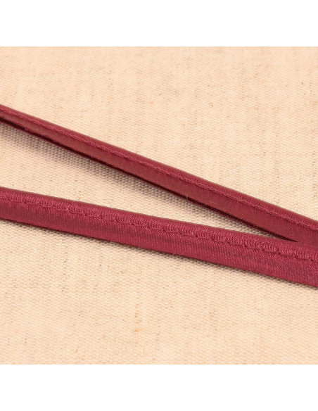 Satin piping - Raisin