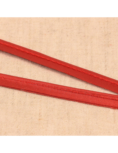 Satin piping - Red