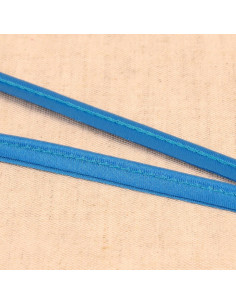 Satin piping - Steel blue