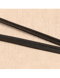Satin piping - Black