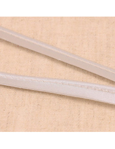 Satin piping - Light gray