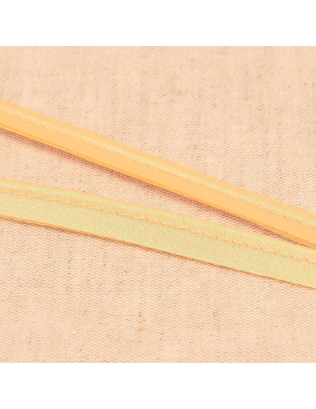 Satin piping - Straw yellow