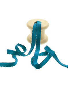 Elastic equestrian lingerie - Teal blue
