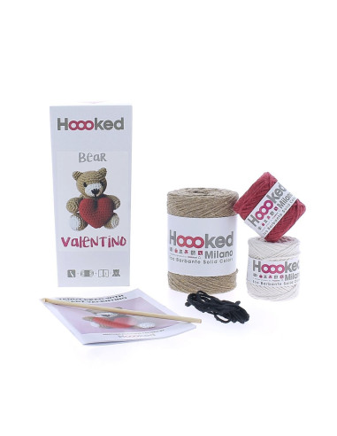 Crochet kit - Valentino the bear
