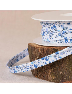 Floral Piping - Blue