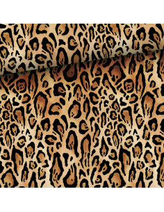 Premium cotton fabric - Leopard