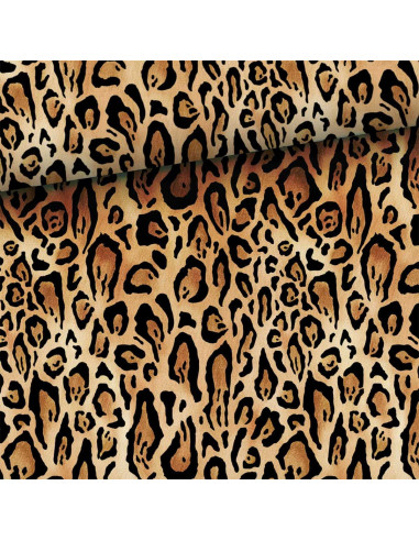 Premium cotton fabric - Leopard