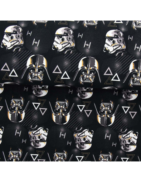 Star Wars Jersey Fabric - Stormtrooper and Darth Vader