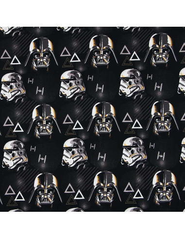 Star Wars Jersey Fabric - Stormtrooper and Darth Vader