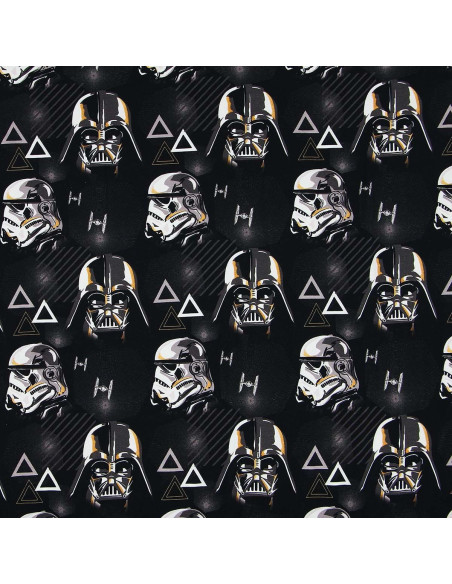 Star Wars Jersey Fabric - Stormtrooper and Darth Vader