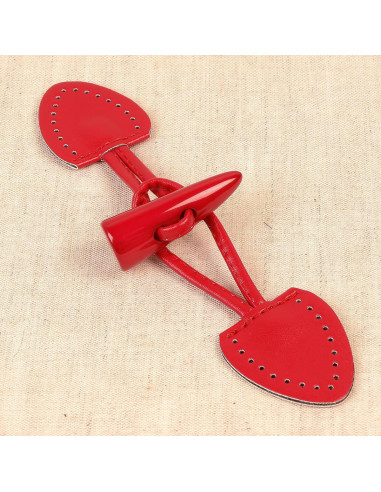 Pre-punched faux Brandenburg - Red