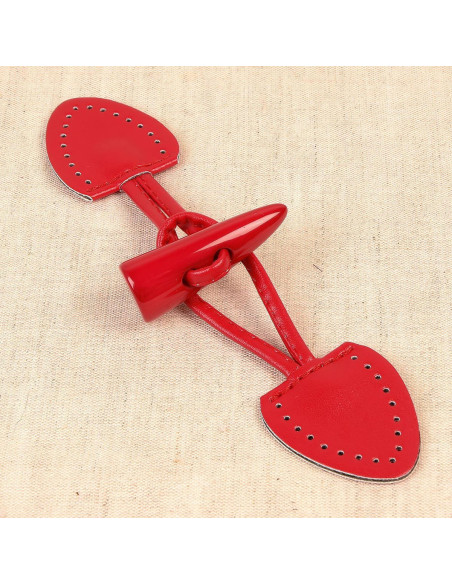 Pre-punched faux Brandenburg - Red