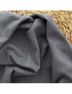 Woolen fabric for coat - Gray