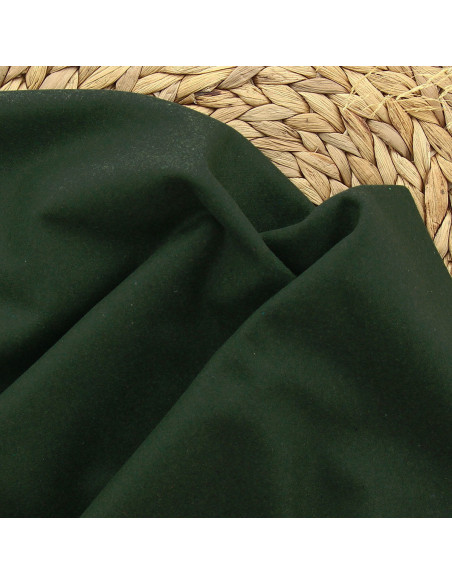 Woolen coat fabric - Moss green