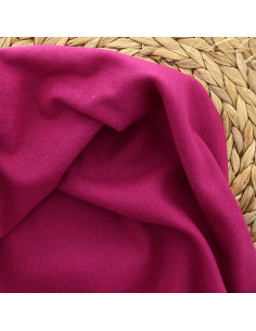 Woolen coat fabric - Fuchsia